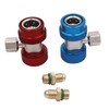 Boginity R134a Automotive Fluorine Safety Valve, High and Low Pressure