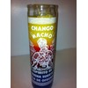 Chango Macho 7 Day Unscented 3 Color Candle in Glass