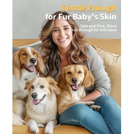 TURN RAISE Dog Clippers for Grooming Professional for Thick Heavy Coats/Low Noise Cordless Pet Shaver for Dog Grooming Kit, Razors Dog Hair Shears LED Display, Pet Hair Trimmer for Dogs Cats (MS063)