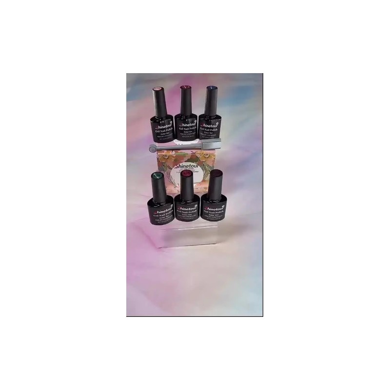 Esmaltes Uñas Gel Uñas Efecto Ojo Gato 3ddoble Iman,6 Uds