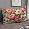 GABraden 1Pack Microfiber Pillow Case,Floral Print Pattern Pillow Cover Set