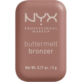 NYX Professional Makeup Buttermelt Bronzer, bronceador cremoso en polvo con alta pigmentación, fórmula vegana, acabado natural con duración hasta por 12H, 5g – Tono All Butta’d Up (Claro medio cálido)