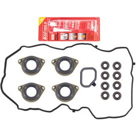 HIHIAV 12030-5A2-A01 Engine Head Valve Cover Gasket &Gasket Maker 3oz for Honda Accord 2.4L K24, EX, EX-L, LX,LX-S,Coupe,Sedan, Sport Sedan,2-Door,4-Door, 2013, 2014, 2015, 2016, 2017,13,14,15,16,17.