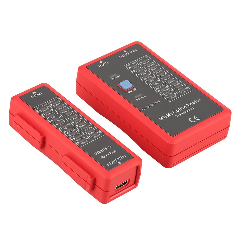 UT681HDMI HDmi MINIHDMI Data Cable Tester 20LED Status Indictor