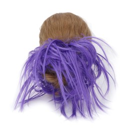 Messy Bun Ponytail Hairpiece, 4 Colours, Women, Girls, Ponytail Hairpieces Accessories, Soft and Fluffy Hair Extension Knot (Purple)
