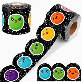 Fuutreo 60 ft Composition Bulletin Board Border Bubble Gumball Scalloped Border Trim Back to School 2.87 Inch Wide Colorful Playful Paper Bulletin Board Decoration for Classroom Chalkboard Office Home