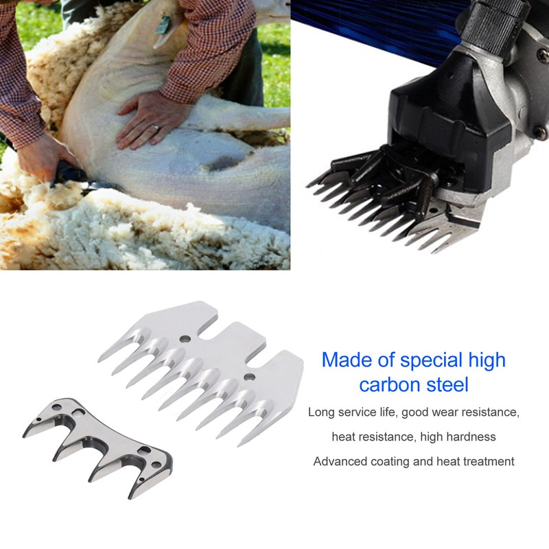 Electric Sheep Shear Blade High Carbon Steel 9 Tooth Incisive
