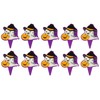 cotta 68199 Picks, Pumpkin Ghost, Purple, White, Orange, 1.0 x
