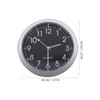Toyvian Stick on Dashboard Car Clock Mini Tiny Small Luminous