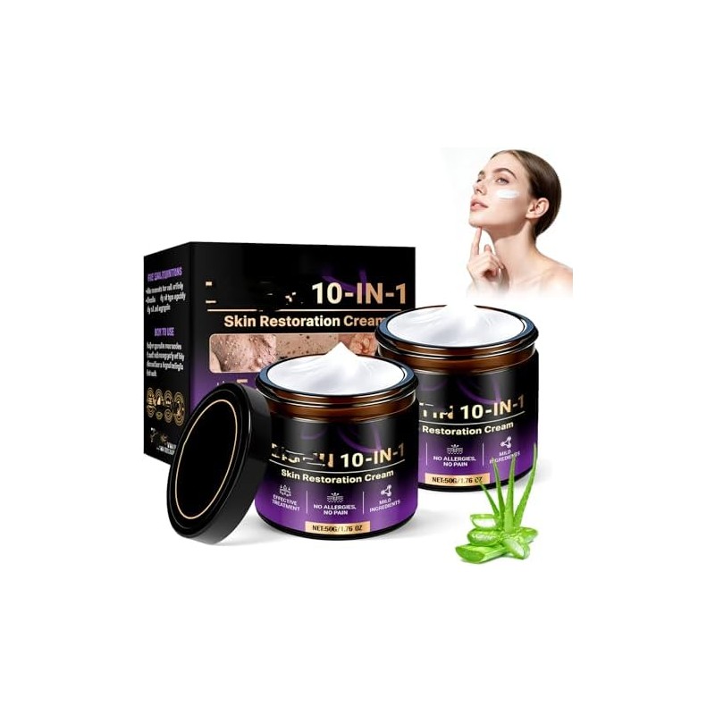 2PCS Crema Reparadora de la Piel 10 en 1, Crema