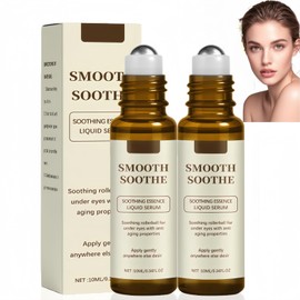 2 * 10ML Eye Roller for Dark Circles and Puffy Eyes,Anti Wrinkle Eye Cream,Hydrating & Moisturizing Serum,Under Eye Bag for Dark Circle Removal and Fine Lines,Na/tural Roll-On for Tired Eyes