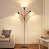 Coucrek Floor Lamp for Living Room,72" Dimmable Torchiere Lamp with