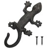 Molyorch 1 x Gecko Coat Hook, Rustic Coat Hook, Cast
