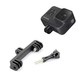 GoPro 9 Compatible Double Mount Dual Adapter LED Bracket GoPro Hero GOPRO HERO 9 8 7 6 Action Cam Accessories / 고프로9 호환 더블 마운트 듀얼 아답터 LED 브라켓 고프로 히어로 GOPRO HERO 9 8 7 6 액션캠 악세서리