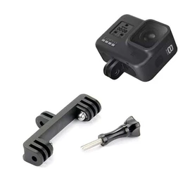 GoPro 9 Compatible Double Mount Dual Adapter LED Bracket GoPro Hero GOPRO HERO 9 8 7 6 Action Cam Accessories / 고프로9 호환 더블 마운트 듀얼 아답터 LED 브라켓 고프로 히어로 GOPRO HERO 9 8 7 6 액션캠 악세서리