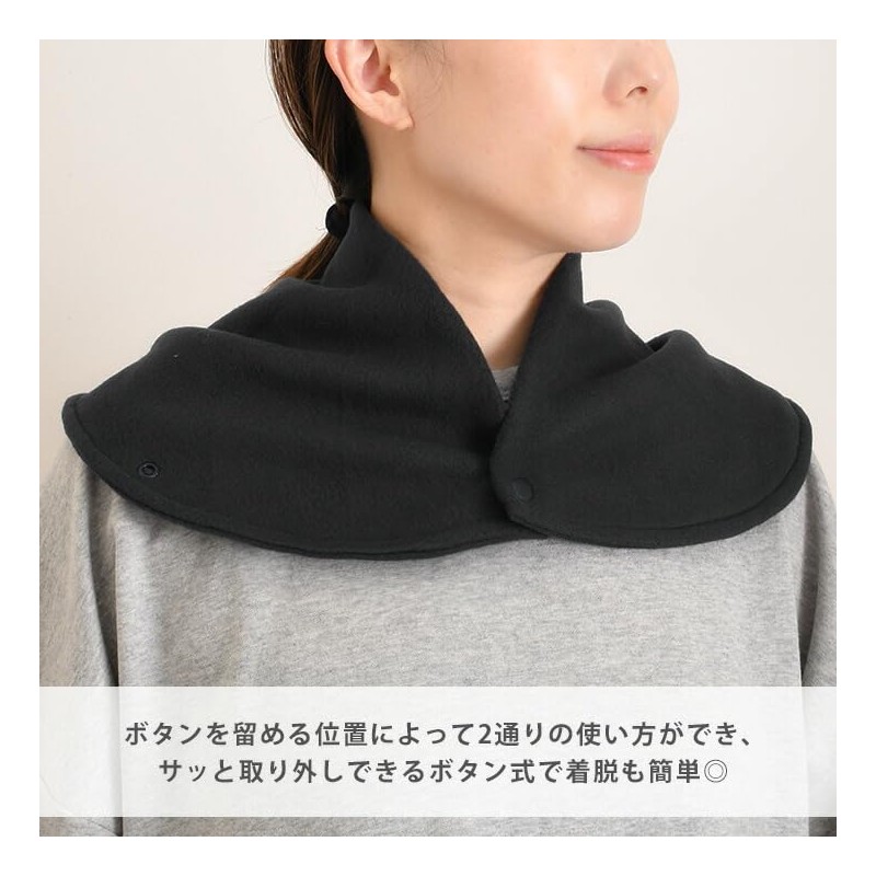 JOKnet Unisex 2-Way Fleece Neck Warmer, Neck Cover, Snood, Scarf,