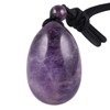 mookaitedecor Natural Amethyst Crystal Water Drop Pendant Necklace for Women