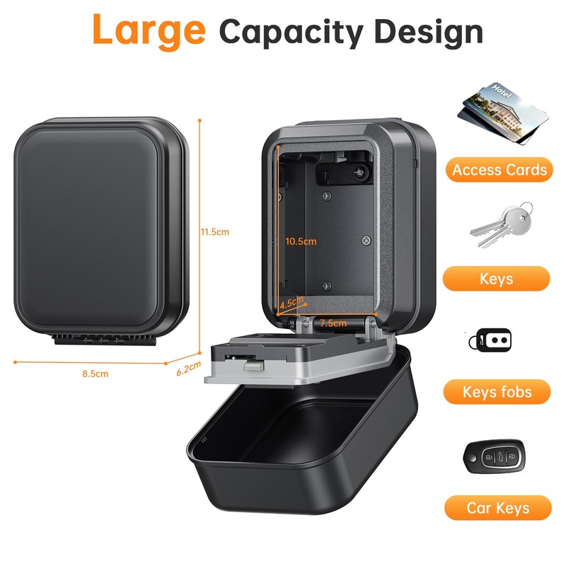 Smart Key Lock Box - Bluetooth APP(Tuya APP) Control &