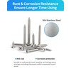 DIVANC 560Pcs 304 Stainless Steel Self Tapping Screws Assortment Set,
