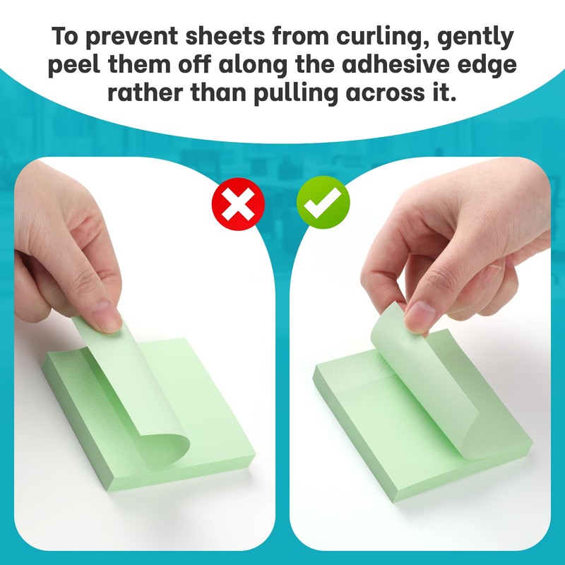 Sticky Notes 3x3 Inch, 6 Pads (100 Sheets Each) –