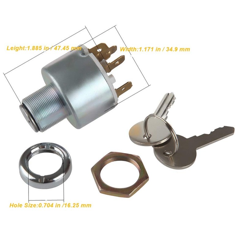 31973K4183 Ignition Switch 5 Terminal Suit for Car, Boat, Tractor,Trailer
