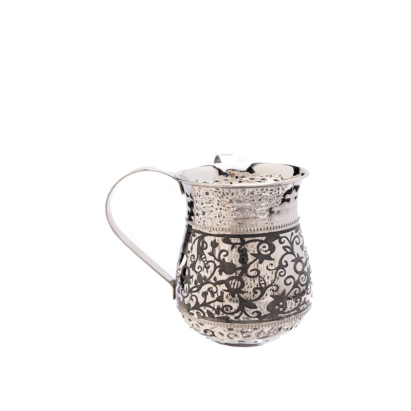 EMANUEL Yair Stainless Steel Washing Cup for Netilat Yadayim Elegant