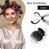 YUXIANLB 12 Pcs Hot Roller Clips Plastic Hair Curler Claw