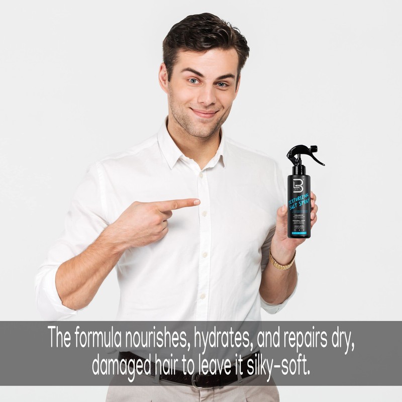 L3 Level 3 Sea Salt Texturizing Spray - Creates Beachy