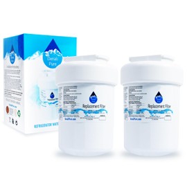2-Pack Replacement for General Electric GSHF3KGZBCBB Refrigerator Water Filter - Compatible with General Electric MWF, MWFP Fridge Water Filter Cartridge