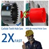 PLG2SUPT 6 inch Carbide Grit Hole Saw Cutter for Hardy
