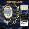 Work Light, 72W LED Work Light, 4.5 Inches, Round Work