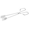 sourcing map Scissors Tong, 25cm Carbon Steel Fireplace Firewood Picker