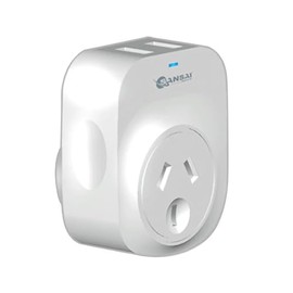 Sansai 2 x USB Europe Travel Adaptor