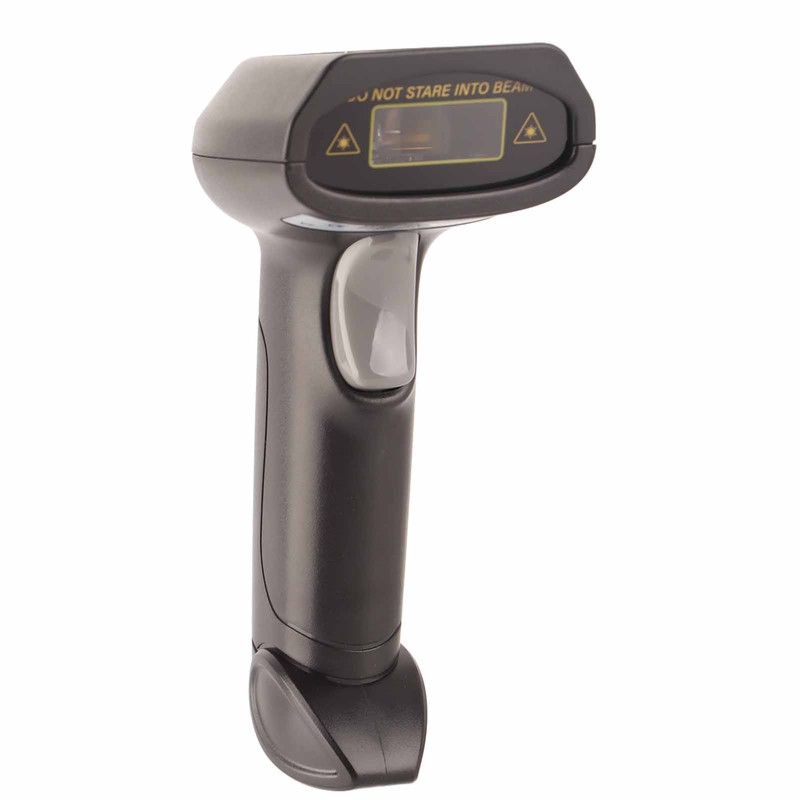 Wireless Barcode Scanner 2.4GHz OLED Display Voice Prompt 20000 Data