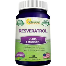 100% Natural Resveratrol - 1000mg Per Serving Max Strength (180 Capsules) Antioxidant Supplement, 1개 / 100% Natural Resveratrol - 1000mg Per Serving Max Strength (180 Capsules) Antioxidant Supplement, 1개