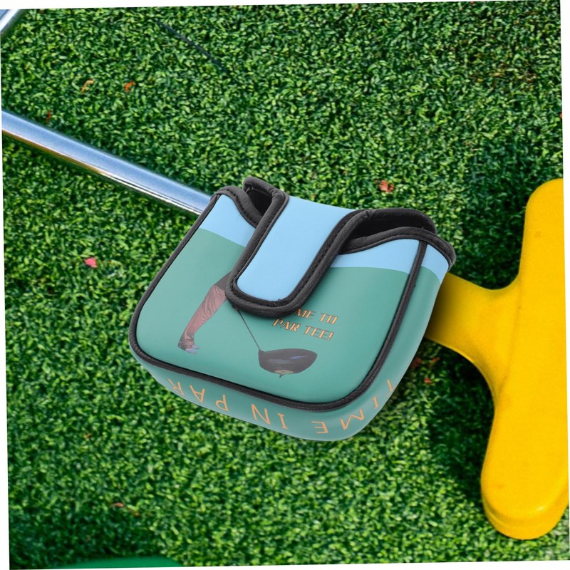 Gatuida Golf Putter Cover Square PU Leather Headgear for Mallet