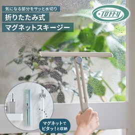 Toffy/Toffee CL-MSQ2 Magnetic Squeegee, Foldable, Pale Aqua)