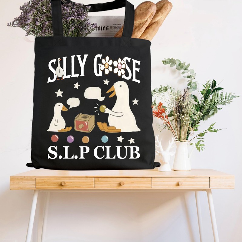 TSOTMO Funny Slp Gift SLP Club Tote Bag for Speech