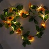 3 Pcs Sunflower String Lights 7.8ft 20 LED Battery Powered