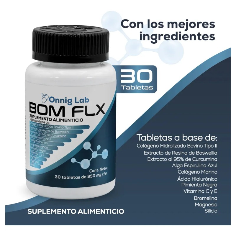 3pack,bom Flx Articulaciones | Colágeno Tipo Ii + Boswellia