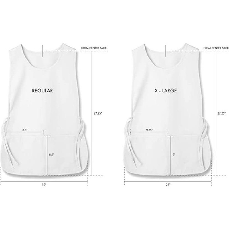 BITALY Cobbler Apron 2 Deep Front Pockets Double Adjustable Tie