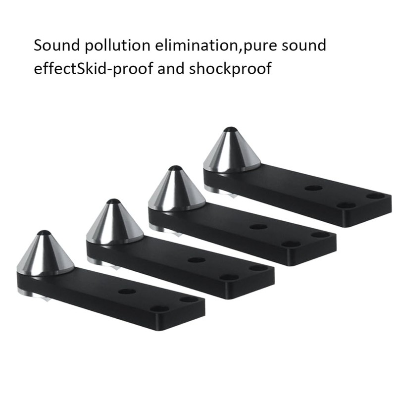 Lyaciomn 4PCS Adjustable Combined Type Audio Speaker Foot Subwoofer Shockproof