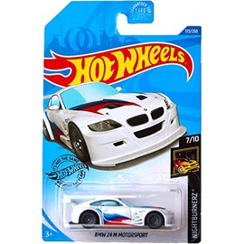 Hot Wheels 2020 Nightburnerz Z4 M Motorsport, White 172/250