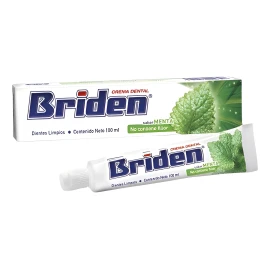 Briden Crema Dental Sin Flúor Caja 25 Pz 100ml + Envío