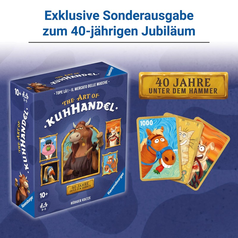 Ravensburger 23025 - Kuhhandel 40th Anniversary Edition - Card Game