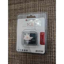 Kingston 1GB CF Compact Flash Memory Card CF/1GB Brand New Sealed