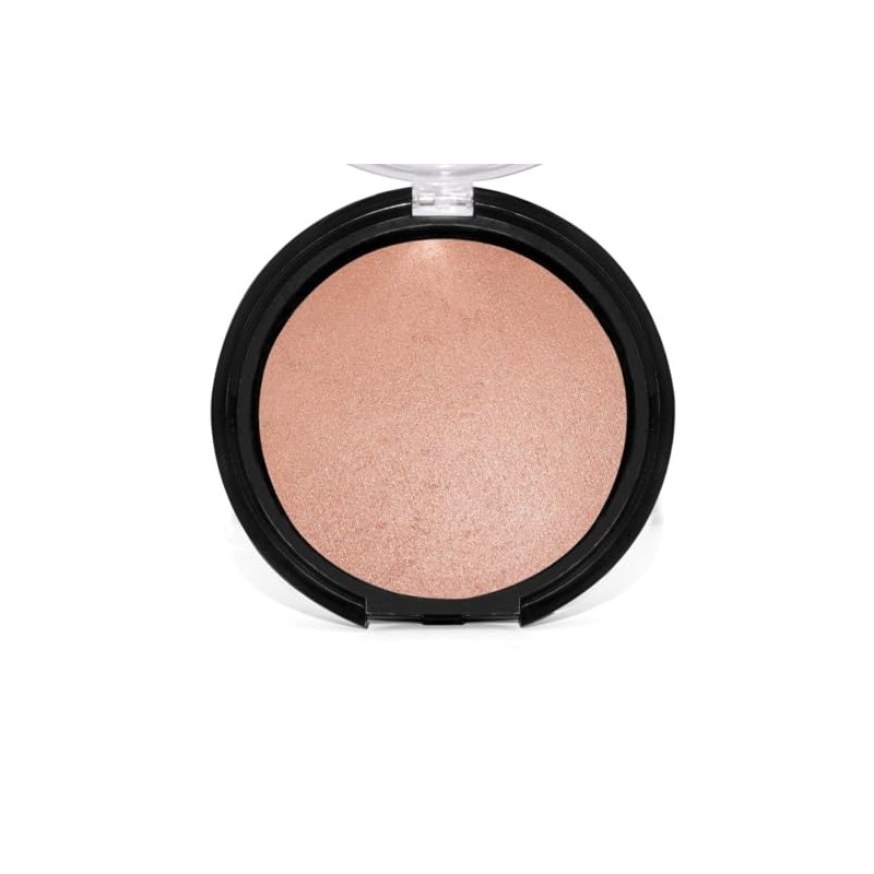 Palladio Baked Bronzer, altamente pigmentado y fácil de mezclar, brillo