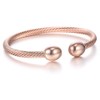 NewZenro Elegant Magnetic Bracelet Copper Magnets Bangle For Women Men