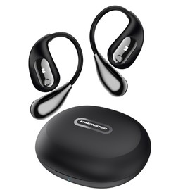 Monster Open Ear AC210 Headphones, Bluetooth 5.4 Earphones Stereo Sound, Wireless Headphones 30 Hours Playback, Type-C Charging, HD Clear Calls, Touch Control, IPX5 Waterproof Open Ear Earbuds,Back