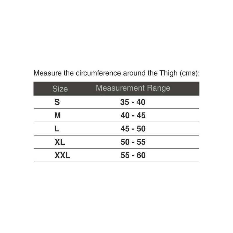 Vissco Ribbed Elasticated Patella Knee Cap - XXL